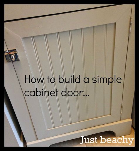 How to build a simple cabinet door for $10-$12 - Detailed tutorial. Diy Shaker Door, Diy Kitchen Makeover Ideas, Shaker Style Cabinet Doors, Simple Cabinet, Shaker Cabinet Doors, Diy Cabinet Doors, Kitchen Diy Makeover, Shaker Doors, Kitchen Cabinet Doors