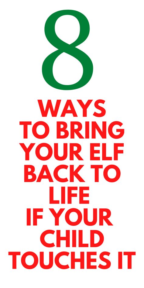 8 Ways to Bring your Elf on the Shelf Back to Life If Your Child Touches It - It happens to all of us. Kids touch Elf on the Shelf. Here is how to get the magic back to the ELF. How To Upgrade Elf On The Shelf, When Kids Touch Elf On The Shelf, Someone Touched Elf On The Shelf, Elf On The Shelf Got Touched, What To Do When Your Kid Touches The Elf, Misbehaving Kids Elf On The Shelf, Elf On The Shelf After Being Touched, How To Get Elf Magic Back, How To Introduce Elf On The Shelf In The Classroom