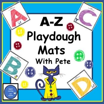 Pete The Cat Dramatic Play, Play Doh Mats, Author Study, Playdough Mats, Author Studies, Pete The Cat, Letter Formation, Dramatic Play, Digital Learning