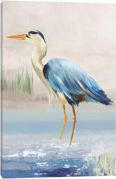 Gray Heron, Ww2 Propaganda, Heron Art, Beach Canvas Wall Art, What Is A Bird, Coastal Theme, Outdoor Canvas, Beach Pics, Herons