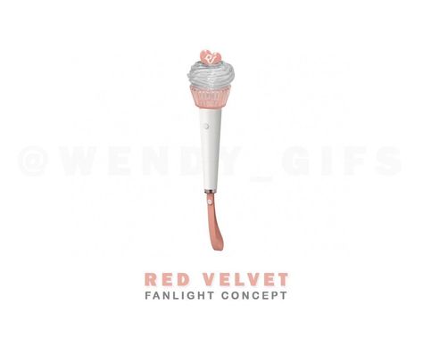 Red Velvet Lightstick, Fanmade Lightstick, Desain Buklet, Kpop Merchandise, Glow Sticks, Kpop Entertainment, Fan Light, Not Mine, Art Drawing