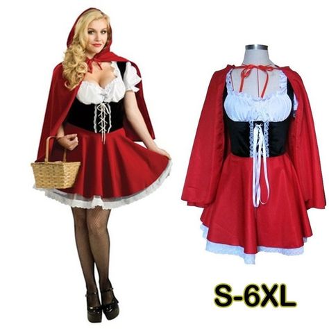 Red Riding Hood Cosplay, Little Red Riding Hood Halloween, Costume Lion, Adult Women Halloween Costumes, Halloween Ideias, Little Red Riding Hood Costume, Halloween Costume Adult, Riding Hood Costume, Mantel Outfit