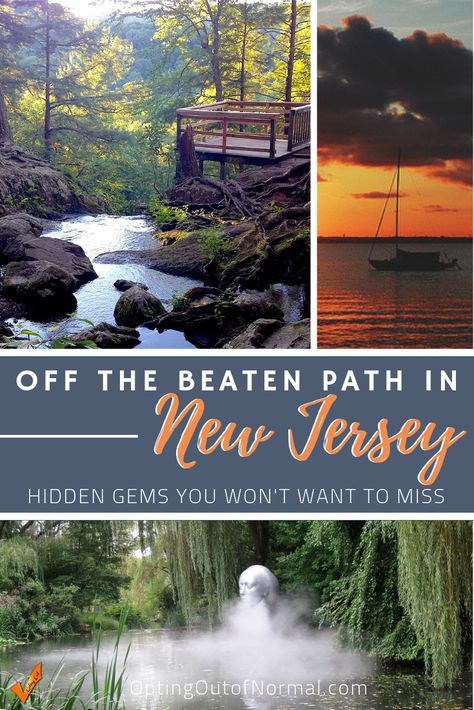 Yes, there are some quiet, less crowded places in New Jersey! We will share some things to do in New Jersey besides the popular and crowded Cape May, Atlantic City or Wildwood shore. If you're taking that bucket list road trip destination vacation to New Jersey, make sure you check out our list of roads less traveled. #newjersey #bucketlist #hiking #travel #vacation Fall In New Jersey, New Jersey Road Trip, New Jersey Vacation, New Jersey Bucket List, Jersey City New Jersey, Things To Do In New Jersey, Places In New Jersey, Wildwood New Jersey, Cape May New Jersey