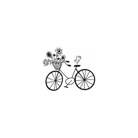 Dainty Bike Tattoo, Bike With Flowers In Basket Tattoo, Bike With Basket Tattoo, Bike With Flowers Tattoo, Cute Bike Tattoo, Simple Bicycle Tattoo, Amsterdam Bike Tattoo, Draw Bicycle, Bike Drawing Simple