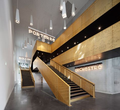 Théâtre of Saint-Nazaire Lobby, Theater, Stairs, France