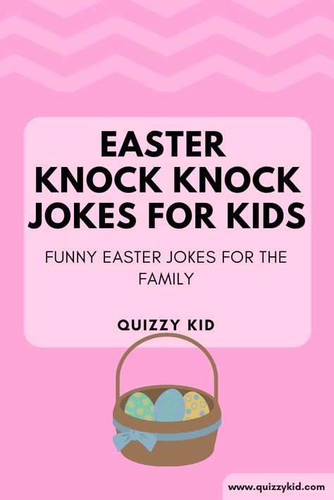 Family-friendly, fun, Easter Knock Knock jokes for kids. Polar Bear Jokes, Bible Questions For Kids, Summer Jokes For Kids, Funny Easter Jokes, Pig Jokes, Knock Knock Jokes For Kids, Kids Quiz Questions, Bear Jokes, Jokes For Kids Hilarious