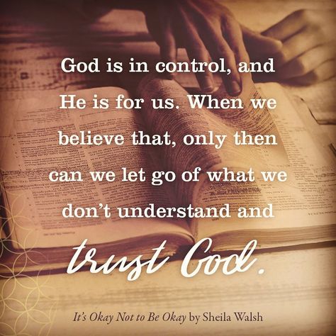 Sheila Walsh on Instagram: “So many things in our world make no sense. There is so much heartache and loss. In times like these I rest in what I know for sure. God is…” Sheila Walsh Quotes, What I Know For Sure, Sheila Walsh, Artsy Ideas, Great Words, Dont Understand, Its Okay, God Is, Our World