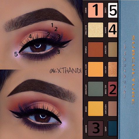 921 Likes, 27 Comments - K I R A N • T H A N D I (@kxthandi) on Instagram: “Subculture  Decided to play it safe with my first look with this palette …” Anastasia Subculture, Make Up Diy, Drag Make-up, Eye Makeup Steps, Mac Makeup, Luxury Makeup, Eyeshadow Tutorial, Makeup Goals, Makati