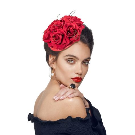 PRICES MAY VARY. 100% Polyester, alloy and feathers Imported Clip,Toggle closure Material: This rose headband is made of cloth, feathers and metal pin, and the rose decoration and headband can be disassembled. The rose decoration is lifelike, and wearing this can make you look more elegant. It is suitable for most people. One size fits all. Firmly secured underneath with headband and clip to hold in place and to give you the versatility to wear it any desire you like. You can style your hair lik Floral Fascinators, Vintage Helmet, Hat Flower, Black Cowgirl, Rose Headband, Feather Hair Clips, Flower Fascinator, Pink Cowgirl, Wide Brim Sun Hat