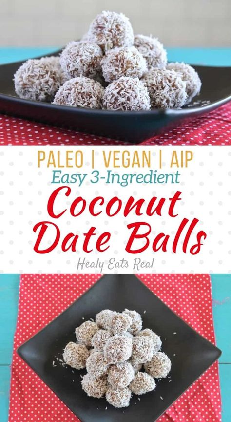 Coconut Date Balls Healthy, Aip Coconut Macaroons, Coconut Dates Balls, Dates And Coconut Balls, Paleo Beach Snacks, Dates And Coconut Recipes, Date And Coconut Balls, Date Coconut Balls, Paleo Date Recipes