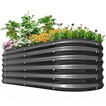 Patio Planter Boxes, Plants For Raised Beds, Raised Garden Bed Kits, Metal Planter Boxes, Patio Planters, Metal Planters, Outdoor Backyard, Planter Box, Garden Boxes