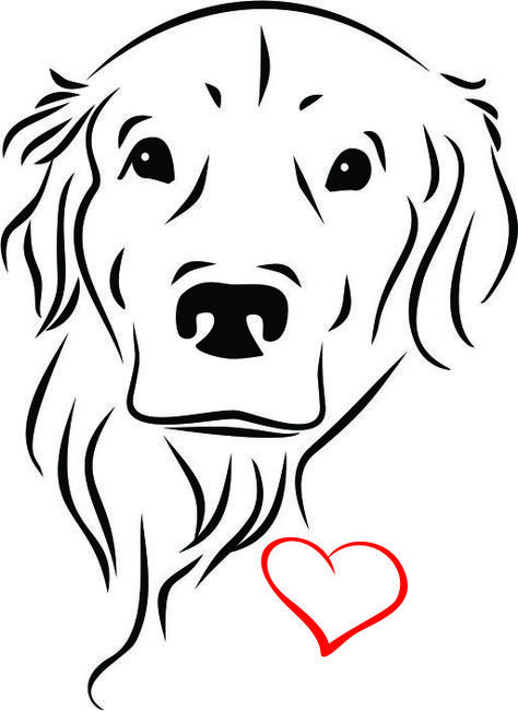 Tattoo minimalista para homenagear Bartolomeu, que depois de 12 anos de convivência partiu e deixou saudades One Line Golden Retriever Tattoo, Barney Tattoo, Golden Retriever Tattoo Minimalist, Golden Retriever Outline, Golden Retriever Tattoo, Golden Retriever Drawing, Dog Face Drawing, Tatoo Dog, Dog Chart