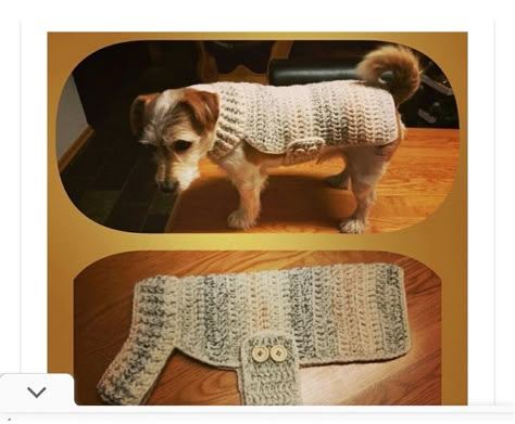 Diy Dog Clothes Easy, Crochet Patterns Dog, Diy Dog Clothes, Diy Dog Sweater, Dog Clothes Patterns Sewing, Crochet Dog Clothes, Kat Diy, Dog Coat Pattern, Dog Sweater Crochet Pattern