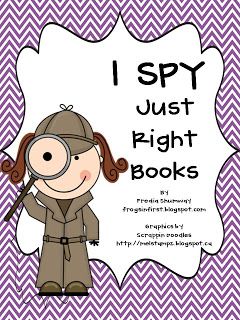 Frogs in First: I Spy Just Right Books Freebie Packet Detective Themed Classroom, Good Fit Books, School Library Lessons, Just Right Books, Teaching Freebies, Mission Possible, Reading Themes, Library Activities, School Theme