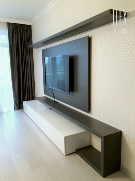 Tv Unit Color Combination, Sliding Wardrobe Designs, Tv Cabinet Design Modern, Living Room Color Combination, Backdrop Tv, Modern Tv Unit Designs, Room Color Combination, Down Ceiling Design, Simple Tv