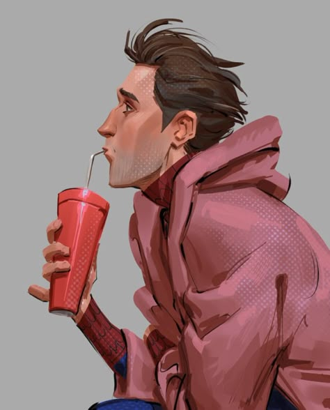 Peter B Parker, Spiderman Art Sketch, Into The Spiderverse, Miguel O Hara, Across The Spider Verse, Verse Art, Universe Art, Character Design Animation, Sketchbook Inspiration