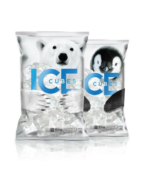 Personal Work - Ice cubes/Concept on Behance Ice Cube Packaging Design, Ice Cube Design, Ice Packaging, Bottle Design Water, Ice Club, Fruit Juice Packaging, Water Bottle Label Design, Marketing Merchandise, Ice Melter