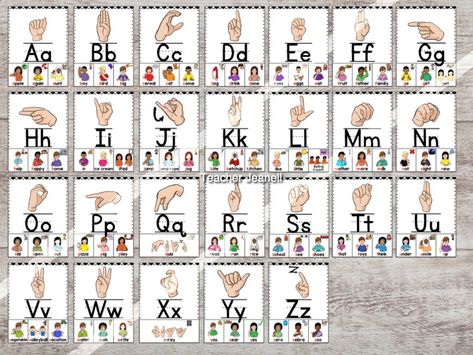 Sight Language, Question Words Poster, Sign Language Classroom, Asl Numbers, Classroom Hand Signals, Sign Language For Toddlers, Aesthetic Classroom, Third Grade Sight Words, Words Poster