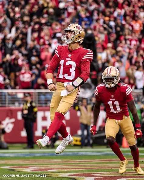 49ers Quarterback, Santa Clara California, 49ers Players, Brock Purdy, Levi Stadium, Forty Niners, Football Usa, Nfl Football Art, San Francisco 49ers Football