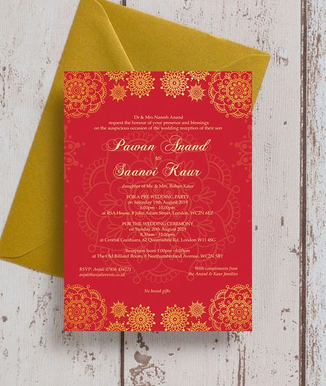 Asian Wedding Invitations, Barn Wedding Centerpieces, Ideas For Baby Shower, Etsy Invitations, Wedding Invitations Uk, Indian Wedding Invitation Cards, Love Story Wedding, Elegant Wedding Reception, Indian Wedding Inspiration