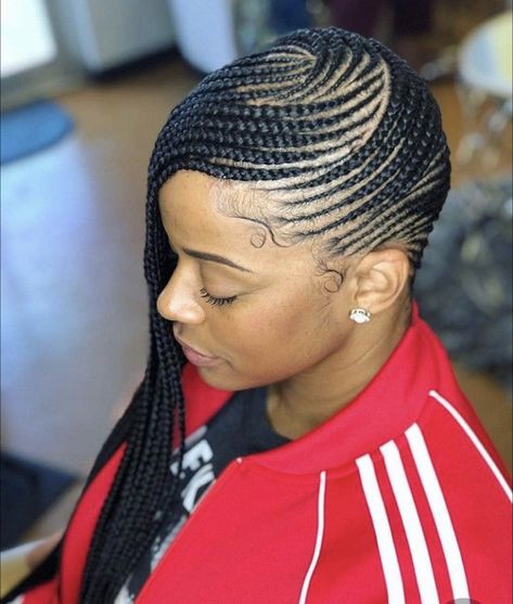 Gana Weaving, French Braids Black Hair, Lemonade Braids Hairstyles, Lemonade Braids, Feed In Braids Hairstyles, Goddess Braids Hairstyles, French Braids, Braided Cornrow Hairstyles, Feed In Braid