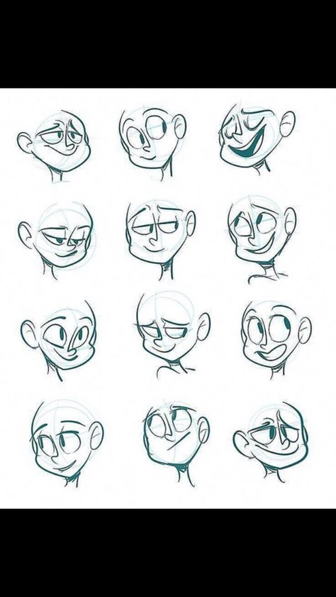 Simple Face Drawing, Disney Art Style, Cartoon Eyes Drawing, Drawing Cartoon Faces, Hand Drawing Reference, Animation Art Sketches, Character Design Sketches, Caricature Drawing, Cartoon Sketches