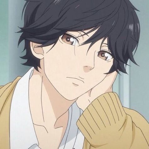 Ao Haru, Ao Haru Ride, An Anime, Black Hair, Hair, Anime, Black