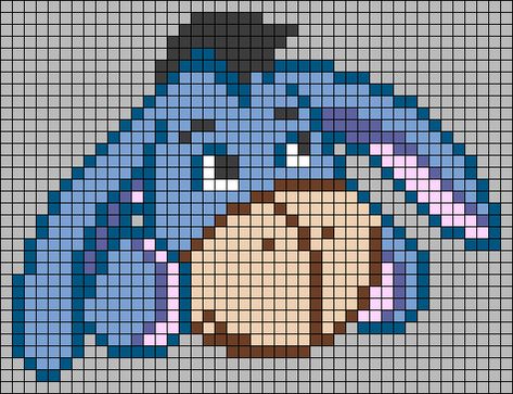 Pixel Art Difficile, Melt Beads, Crochet Christmas Trees Pattern, Tapestry Ideas, Piglet Eeyore, Stitch Cards, Cricket Ideas, Graph Patterns, Graph Paper Drawings