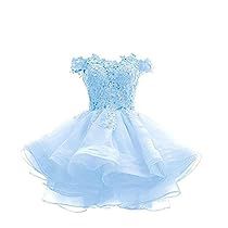 Cute Short Prom Dresses, Quinceanera Dresses Blue, Dama Dresses, White Homecoming Dresses, Formal Dresses For Teens, Short Homecoming Dress, Short Prom Dress, Sweet 16 Dresses, Quince Dresses