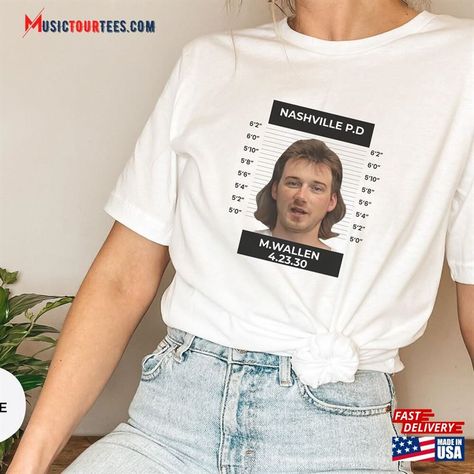 Morgan Wallen Shirt Mugshot Country Music Combs T-Shirt Unisex Check more at https://musictourtees.com/product/morgan-wallen-shirt-mugshot-country-music-combs-t-shirt-unisex/ Wallen Shirt, College Crewneck, Country Music Shirt, Aesthetic College, Country Music Shirts, Shirt Aesthetic, Morgan Wallen, Music Fans, Mug Shots