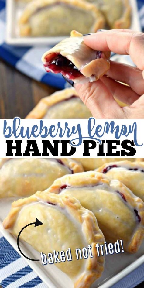 Beautiful Pastries Recipes, Baking Recipes Easy Dessert, Rainy Day Treats, Blueberry Recipes Dessert Summer, Simple Pastry Desserts, Unique Pastry Recipes, Easy Hand Pie Recipes, Dessert Hand Pies, Dessert With Pie Crust Ideas