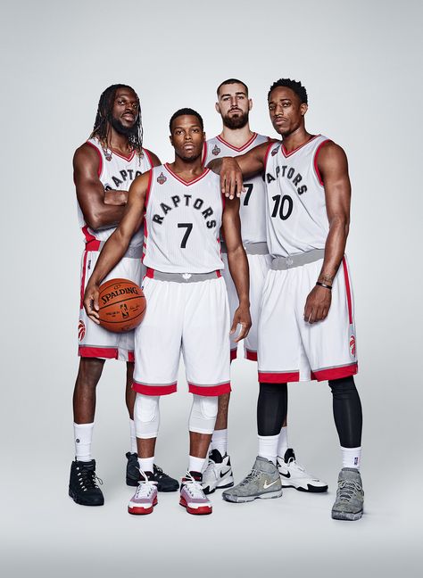 Team Toronto Raptors Team Photoshoot Ideas Sports, Media Day Photoshoot, Nba Media Day Poses, Basketball Team Photoshoot, Sports Photography Basketball, Toronto Raptors Wallpaper, Media Day Poses Basketball, Team Photoshoot Ideas, Basketball Editorial