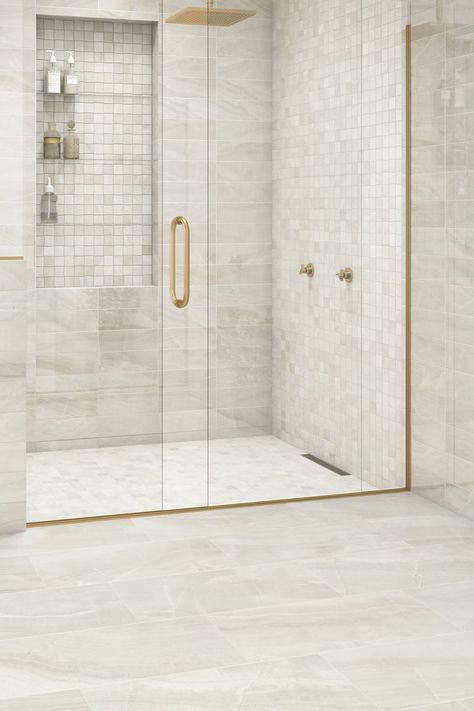 Wet Bathroom Ideas, Wet Bathroom, Dream Shower, Shower Designs, Bathing Beauty, Loft Living, Stone Tile, Bathroom Tiles, Tile Shower