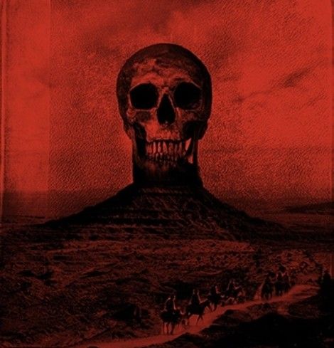 Western Horror Art, Weird West Aesthetic, Blood Meridian Art, Red Cowboy Aesthetic, Dark Cowboy Aesthetic, Judge Holden, Gothic Western Aesthetic, Dark Western Aesthetic, Southwestern Gothic