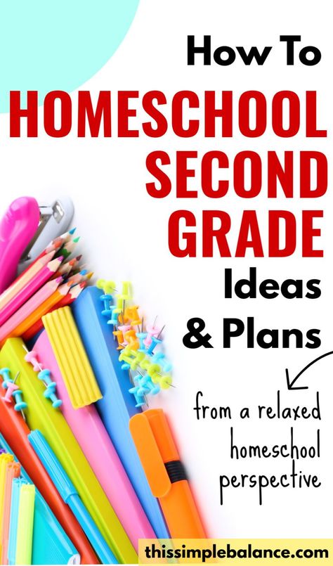 Second Grade Ideas, Second Grade Homeschool, Second Grade Curriculum, Homeschooling 2nd Grade, Relaxed Homeschooling, Free Homeschool Curriculum, Homeschool Lesson Plans, Homeschool Supplies, Teaching Second Grade