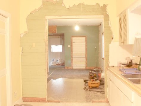 How To Frame A Doorway, Interior Doorway, Framing Doorway, Open Sesame, Interior Walls, The Space, Carpentry, Alcove Bathtub, Reno