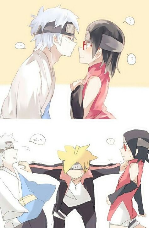 Mitsuki Naruto, Naruto Mignon, Photo Naruto, Boruto And Sarada, Boruto Characters, Naruto Couples, Naruto Teams, Manga Naruto, Uzumaki Boruto