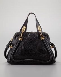 V1DVE Chloe Paraty Medium Python Shoulder Bag, Black Chloe Paraty, Python Handbags, Best Tote Bags, Nice Fashion, Chloe Handbags, Chloe Shoes, What In My Bag, Shoulder Bag Black, Designer Shoulder Bags