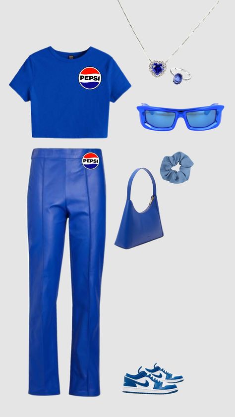 outfit pepsi #pepsi #blu #blue Pins, Blue