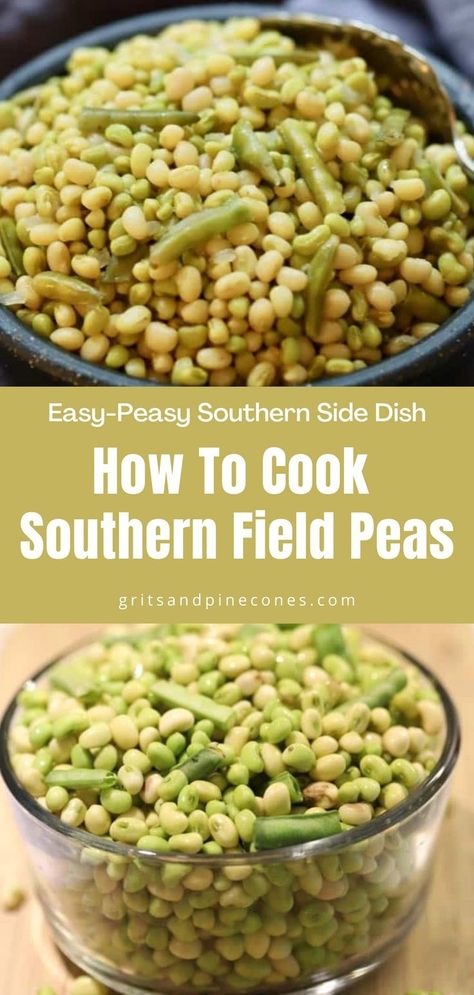 Conch Peas Recipe, Field Peas Southern, Field Peas And Snaps Recipes, Field Peas Recipe, Southern Peas Recipe, Field Peas, Easy Taco Salad Recipe, Southern Side Dishes, Cooking The Perfect Steak