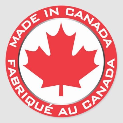 Made In Canada Classic Round Sticker  first fathers day gift ideas, mothers day gift school, fathers day kids #supportsmallbusiness #weddinggifts #weddingideas Canadian Memes, Canadian Things, Artist Film, I Am Canadian, Canada Eh, Happy Canada Day, Blurred Lines, First Fathers Day Gifts, Canadian History