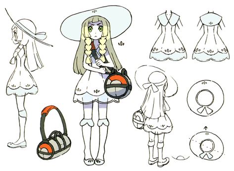 Pokemon Trainer Outfits, Concept Art Books, Pokemon Official, Pokemon Sketch, Oc Pokemon, Character Model Sheet, Pokemon Trading Card Game, Pokemon Trading Card, Concept Art Character