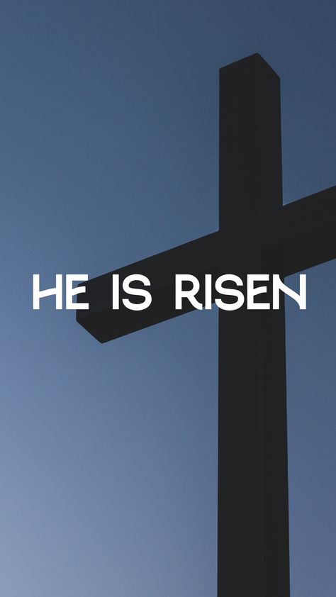 church graphic design He Is Risen Instagram Story, He Has Risen Easter Wallpaper, He Is Risen Aesthetic, He Is Risen Wallpaper Iphone, Jesus Has Risen Easter, Easter Instagram Story, Easter Images Jesus, God Is Risen, Jesus Risen