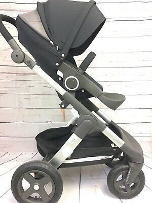 Stokke Trailz All-Terrain Stroller in Black... Stokke Trailz, Best Baby Registry, Baby Registry, Stroller, Baby Strollers, Black