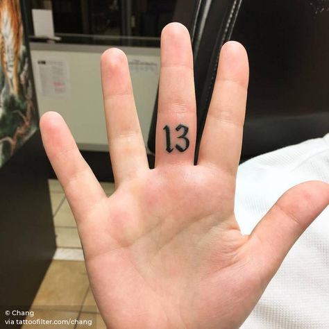 Gothic 13 Tattoo, 13 Finger Tattoo, 14643 Tattoo, Tattoo 13 Number Design, 1313 Tattoo, Gothic Number Tattoo, Tattoo Number 13, 13 Number Tattoo, 13 Hand Tattoo