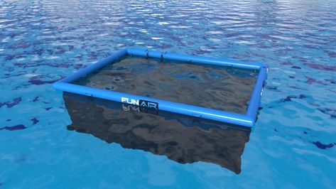 Sea Pools | Superyacht Water Toys | Yacht Swimming Pool | FunAir Boat Hacks, Yacht Living, Boat Pool, Bay Cottage, Cabin Accessories, Yacht Accessories, Party Barge, Safe Pool, Floating Boat