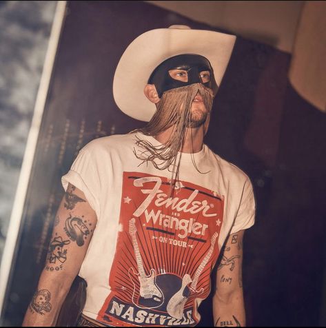 Orville Peck Aesthetic, Caviar Cowboy, Cowboy Oc, Cowboy Disco, Gay Cowboy, Orville Peck, Cowboy Aesthetic, Girls Aloud, Tattoo For Son