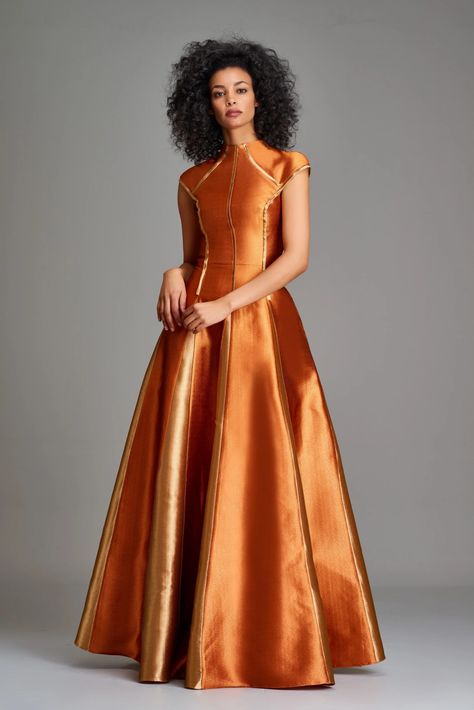 Tafetta Dresses, Orange Pictures, Tafetta Dress, Taffeta Gown, Autumn Tones, Princess Silhouette, Deep Autumn, Womens Wedding Dresses, Eve Dresses