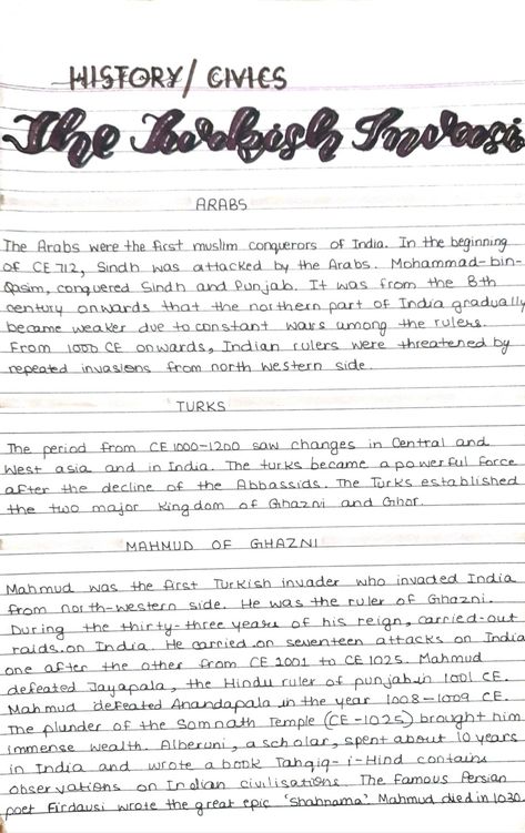 #historycivics#turkishinvasions#aesthetic#notes Civics Aesthetic, General Knowledge For Kids, Aesthetic Notes, The Turk, General Knowledge, Random Stuff, Fails, How To Become, History