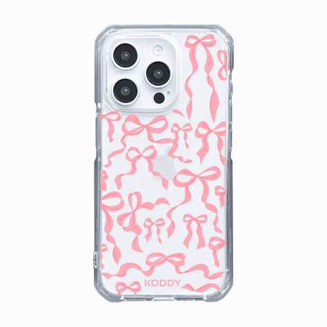 Baby Pink Ribbon Bows Phone Case Love Pastel, Clear Phone Cases, Jelly Case, Bow Style, Magsafe Case, Pink Bows, Buying Groceries, Hard Phone Cases, Apple Iphone Case